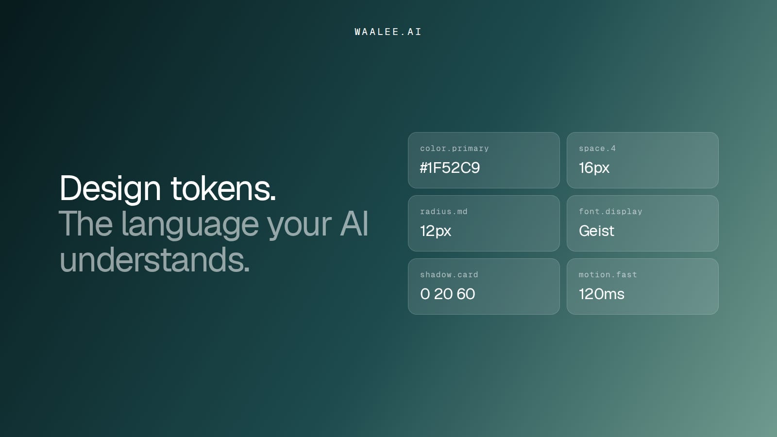 Design tokens, explained: the language your AI actually understands